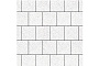 Плитка тротуарная SteinRus Квадрат Лайн большой Б.1.К.6, Native, белый, 200*200*60 мм
