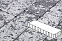 Плитка тротуарная Готика, City Granite FINERRO, Плита, Диорит, 500*125*100 мм