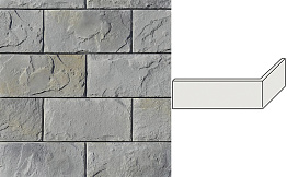 Угловой декоративный кирпич для навесных вентилируемых фасадов правый White Hills Шеффилд цвет F431-85