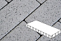 Плитка тротуарная Готика, Granite FERRO, Плита, Белла Уайт, 900*300*100 мм