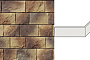 Искусственный камень для навесных вентилируемых фасадов угловой правый White Hills Шинон F410-45