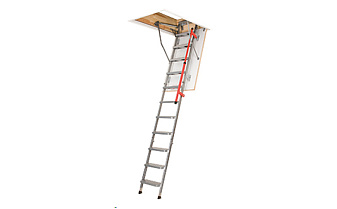 Металлическая лестница FAKRO LML Lux, высота 3050 мм, размер люка 600*1300 мм