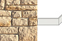 Облицовочный камень White Hills Данвеган угловой элемент цвет 500-15