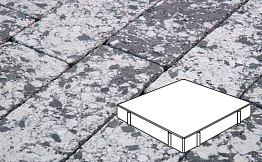 Плитка тротуарная Готика, Granite FINERRO, Квадрат, Диорит, 600*600*100 мм