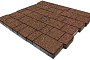 Плитка тротуарная SteinRus, Бельпассо, Native, коричневый, толщина 40 мм
