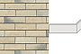Угловой декоративный кирпич для навесных вентилируемых фасадов правый White Hills Норвич брик цвет F370-15