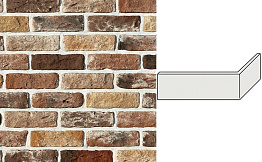 Декоративный кирпич White Hills Брюгге брик угловой элемент Design цвет 318-95