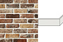 Декоративный кирпич White Hills Брюгге брик угловой элемент Design цвет 318-95