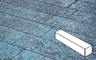 Плитка тротуарная Готика, Granite FINERRO, Ригель, Азул Бахия, 360*80*100 мм