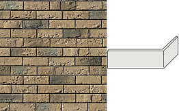 Угловой декоративный кирпич для навесных вентилируемых фасадов White Hills Бремен брик F305-45