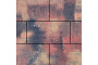 Плитка тротуарная SteinRus Парк Плейс Б.3.П.8, гладкая, ColorMix Оригон, 600*300*80 мм