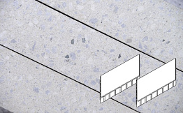 Плитка тротуарная Готика, Granite FINO, Плита AI, Мансуровский, 700*500*80 мм