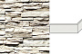 Облицовочный камень White Hills Кросс Фелл угловой элемент цвет 101-05