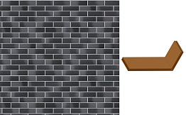 Клинкерная облицовочная угловая плитка King Klinker Dream House для НФС, 33 Black diamond, 240*71*115*14 мм