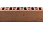 Кирпич облицовочный ЛСР красный флэшинг рустик, утолщенные стенки, 250*120*65 мм