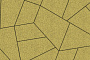 Плитка тротуарная Оригами 4Фсм.8 гладкий желтый
