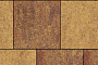 Плитка тротуарная Квадрум (Квадрат) Б.6.К.8 Листопад гладкий Осень