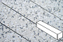 Плитка тротуарная Готика Granite FINERRO, ригель, Грис Парга 360*80*80 мм