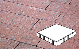 Плитка тротуарная Готика, City Granite FINO, Квадрат, Травертин, 400*400*60 мм