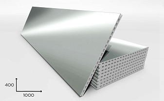 Керамогранитная плита Faveker GA20 для НФС, Metalizado, 1000*400*20 мм