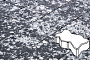 Плитка тротуарная Готика, Granite FINO, Зигзаг/Волна, Диорит, 225*112,5*60 мм