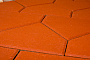 Плитка тротуарная BRAER Тиара красный, 283*200*60 мм