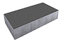 Плитка тротуарная Прямоугольник (Ла-Линия) Б.5.П.8 гладкий серый 600*300*80 мм