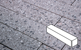 Плитка тротуарная Готика, City Granite FINERRO, Ригель, Галенит, 360*80*80 мм