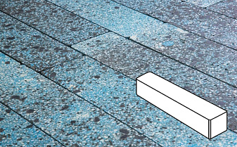 Плитка тротуарная Готика, Granite FINO, Ригель, Азул Бахия, 360*80*100 мм