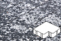 Плитка тротуарная Готика, Granite FINO, Калипсо, Диорит, 200*200*60 мм