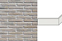 Декоративный кирпич White Hills Остия брик Design угловой элемент цвет 384-10