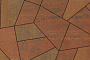 Плитка тротуарная Оригами 4Фсм.8 Листопад гладкий Арабская ночь