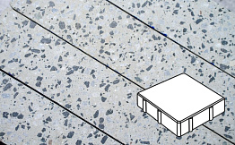 Плитка тротуарная Готика, City Granite FINO, квадрат, Грис Парга, 150*150*100 мм