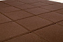 Плитка тротуарная BRAER Лувр коричневый, 200*200*60 мм