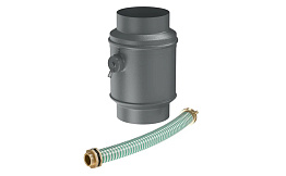 Водосборник цилиндрический в комплекте Aquasystem PURAL MATT RR 23 для системы D 125/90