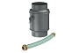 Водосборник цилиндрический в комплекте Aquasystem PURAL MATT RR 23 для системы D 125/90