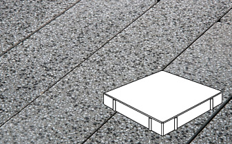 Плитка тротуарная Готика, City Granite FINO, Квадрат, Белла Уайт, 500*500*100 мм
