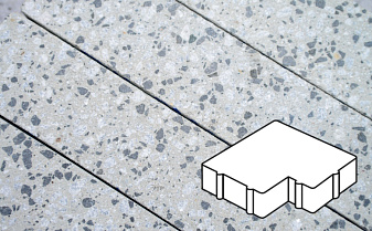 Плитка тротуарная Готика, Granite FINERRO, Калипсо, Грис Парга, 200*200*60 мм