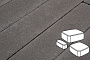 Плитка тротуарная Готика Profi, Классика, темно-серый, полный прокрас, с/ц, толщина 80 мм, комплект 3 шт