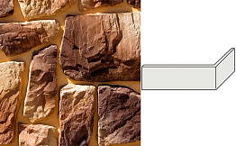 Облицовочный камень White Hills Рока угловой элемент цвет 611-45