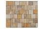 Плитка тротуарная BRAER Старый город Ландхаус Color Mix Песчаник, толщина 80 мм