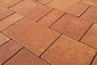 Плитка тротуарная BRAER Старый город Ландхаус Color Mix тип 10 Рассвет, толщина 80 мм