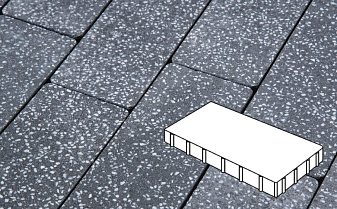 Плитка тротуарная Готика, Granite FINO, Плита, Суховязский, 400*200*80 мм