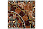 Клинкерная декоративная вставка Gres Aragon Roseton Geo Tierra, 650*650*16 мм
