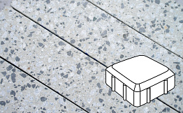 Плитка тротуарная Готика, Granite FINERRO, Старая площадь, Грис Парга, 160*160*60 мм