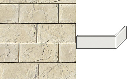Угловой декоративный кирпич для навесных вентилируемых фасадов правый White Hills Шеффилд цвет F430-15