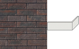 Угловой декоративный кирпич для навесных вентилируемых фасадов правый White Hills Норвич брик цвет F371-45