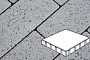 Плитка тротуарная Готика Granite FERRO, Белла Уайт 400*400*60 мм