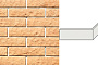 Декоративный кирпич White Hills Толедо угловой элемент цвет 400-55