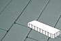 Плитка тротуарная Готика Profi, Плита, синий, частичный прокрас, с/ц, 500*125*100 мм